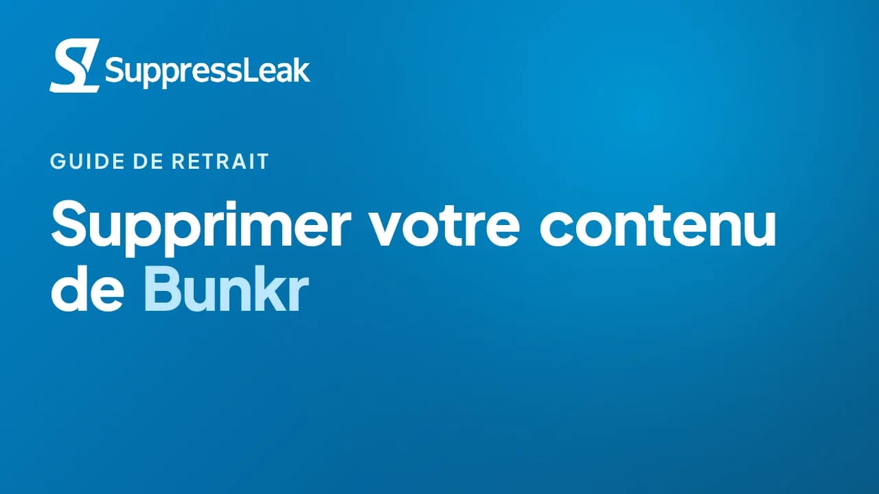 Supprimer votre contenu de Bunkr (guide DMCA)
